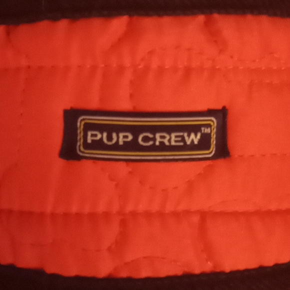 Pup Crew orange size XL dog coat used - Picture 4 of 6